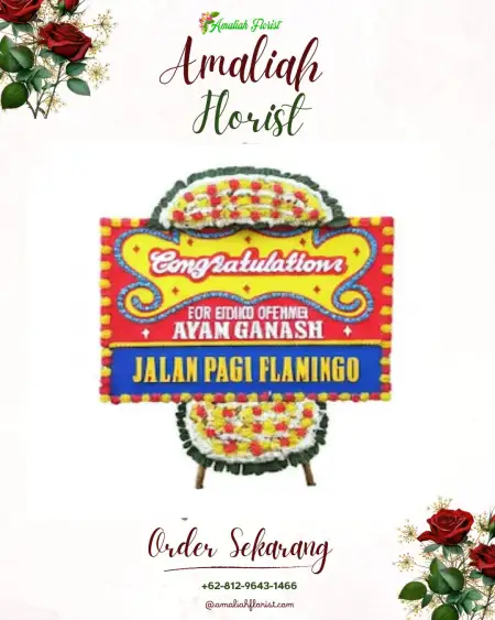Sewa Papan Bunga Bakunase Dua